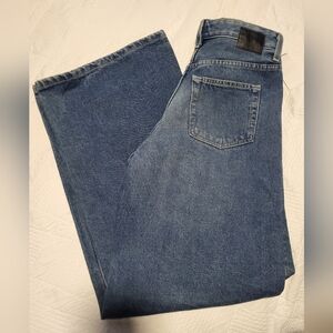 NWT AG Adriano Goldschmied Jeans DEVEN High-rise Ultra Wide Leg 27R